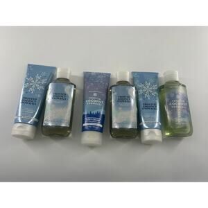 Bath and Body Works Lotion Body Wash Frosted Coconut Snowball Body Cream New